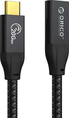 Attēls no Kabel USB Orico USB-C - USB-C 1 m Czarny (CY32-10-BK-BP)