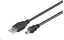 Attēls no Kabel USB PremiumCord USB-A - miniUSB 5 m Czarny (ku2m5a)