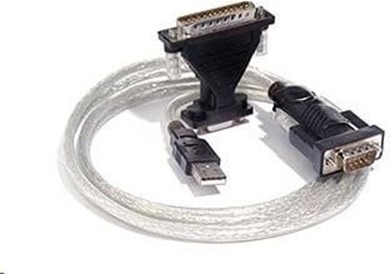 Picture of Kabel USB PremiumCord USB-A - RS-232 Czarny (ku2-232)
