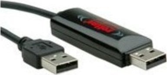 Изображение Kabel USB Roline USB-A - USB-A 1.2 m Czarny (11.02.9189)
