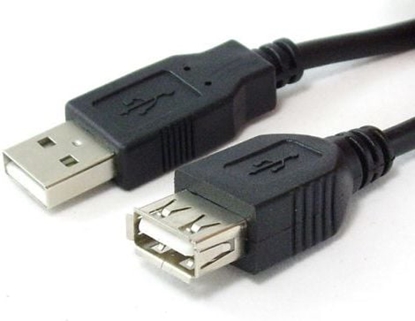 Attēls no Kabel USB Sharkoon USB-A - USB-A 3 m Czarny (4044951015429)