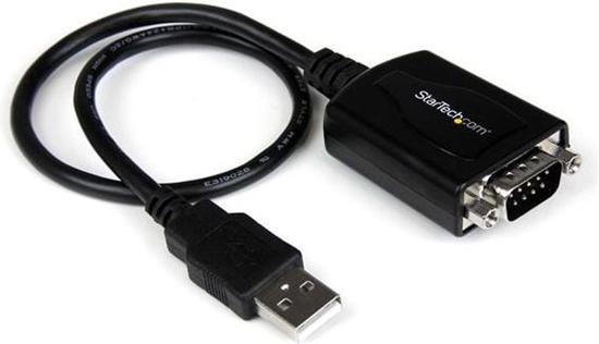 Изображение Kabel USB StarTech USB-A - DB-9 0.3 m Czarny (ICUSB232PRO)