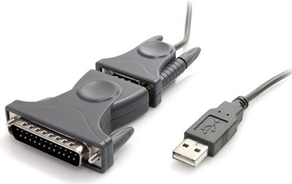Attēls no Kabel USB StarTech USB-A - DB-9 0.9 m Szary (ICUSB232DB25)
