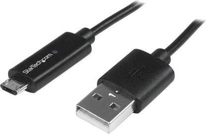 Attēls no Kabel USB StarTech USB-A - microUSB 1 m Czarny (USBAUBL1M)