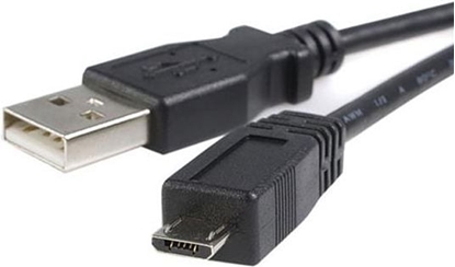 Attēls no Kabel USB StarTech USB-A - microUSB 1 m Czarny (UUSBHAUB1M)