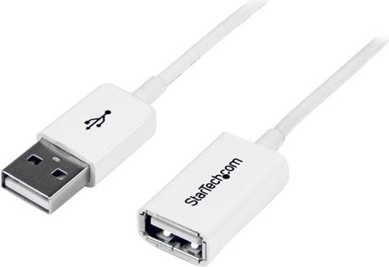 Picture of Kabel USB StarTech USB-A - USB-A 1 m Biay (USBEXTPAA1MW)