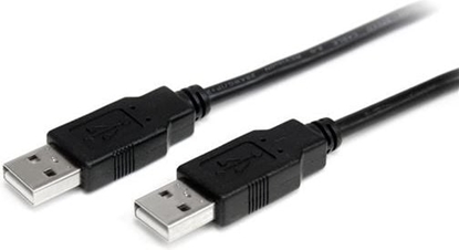 Attēls no Kabel USB StarTech USB-A - USB-A 2 m Czarny (USB2AA2M)