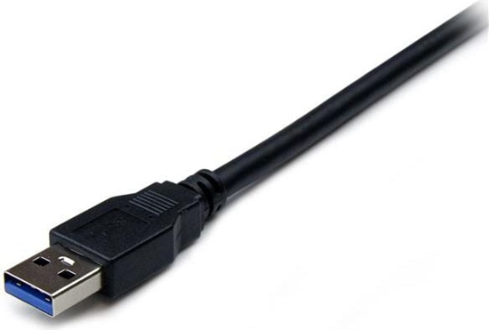 Picture of Kabel USB StarTech USB-A - USB-A 2 m Czarny (USB3SEXT2MBK)