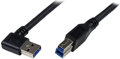 Attēls no Kabel USB StarTech USB-A - USB-B 1 m Czarny (USB3SAB1MRA)