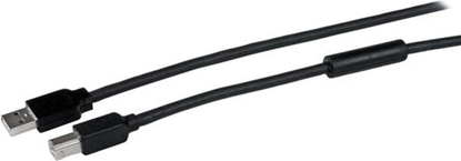 Attēls no Kabel USB StarTech USB-A - USB-B 15 m Czarny (USB2HAB50AC)