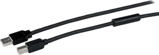 Изображение Kabel USB StarTech USB-A - USB-B 15 m Czarny (USB2HAB50AC)