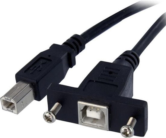 Picture of Kabel USB StarTech USB-B - 0.9 m Czarny (USBPNLBFBM3)