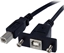 Attēls no Kabel USB StarTech USB-B - USB-B 0.3 m Czarny (USBPNLBFBM1)