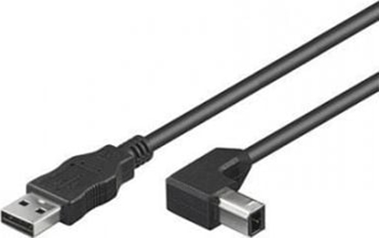 Attēls no Kabel USB Techly USB-A - USB-B 0.5 m Czarny (ICOC-U-AB-005-ANG)