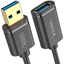 Attēls no Kabel USB Unitek USB-A - USB-A 1.5 m Czarny (Y-C458GBK)