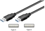 Attēls no Kabel USB USB-A - 1 m Czarny (95717)