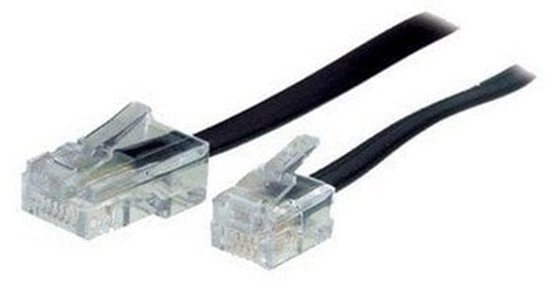 Picture of Kabel W.-St. RJ45 (8/4) - W.-St. RJ11 (6/4) 3m (Bulk)