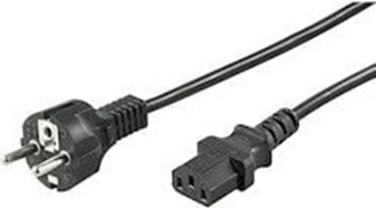 Изображение Kabel zasilajcy Goobay Schuko-C13, 3m, czarny - 96036