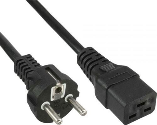 Picture of Kabel zasilajcy InLine 16A Typ F prosty - IEC connector (16658G)