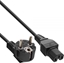 Picture of Kabel zasilajcy InLine Typ F ktowy - C15, 1.8m czarny (16810)