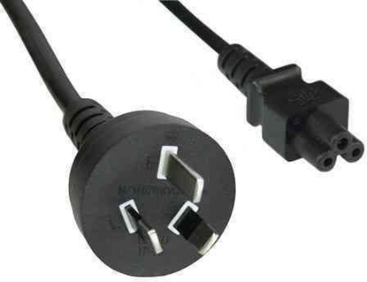 Picture of Kabel zasilajcy InLine Typ I Argentyna Australia" Mikey Mouse" laptop Plug (16656J)