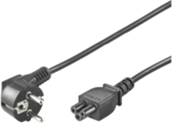 Picture of Kabel zasilajcy MicroConnect IEC 320 C5, 0.5m (PE010805)