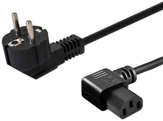 Picture of Kabel zasilajcy Savio CL-116 IEC C13 ktowy - C/F Schuko ktowy 1,8 M