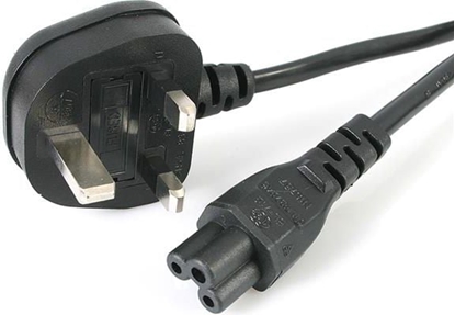Изображение Kabel zasilajcy StarTech 3pin, gniazdo UK, 2m (PXTNB3SUK2M)