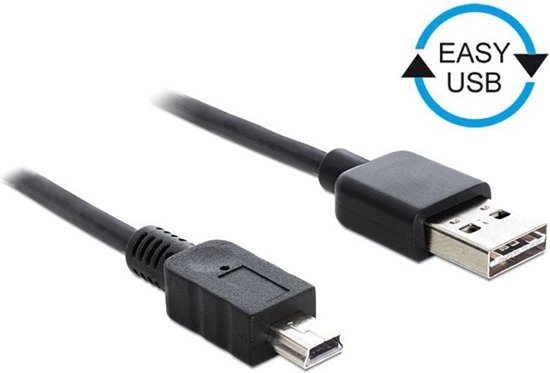 Picture of Kabelis EASY-USB2.0-A M > miniUSB5pin, 5.0m, Delock
