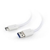 Picture of Kabelis Gembird USB-A Male - USB Type-C Male 1m White