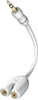 Picture of Kabelis Inakustik 3.5mm Male - 2 x 3.5mm Female White