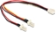 Picture of Kabelis Molex 3pin F > 2 x Molex 3pin M, 22cm, Delock
