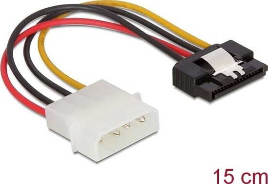 Изображение Kabelis Power SATA HDD 4p Molex to 15p, Delock