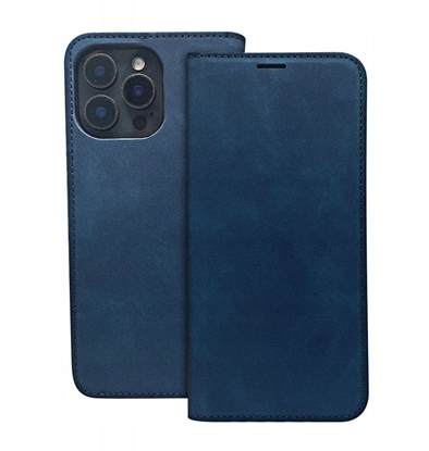 Attēls no Kabura magneto Suede do Samsung Galaxy A52 4G / A52 5G / A52S 5G granatowy