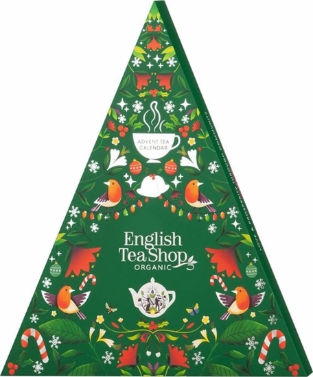 Picture of Kalendarz adwentowy English Tea Shop Zielona choinka Bio* 25 piramidek