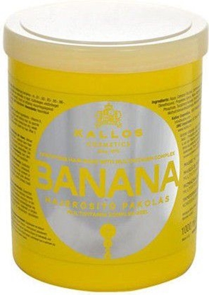 Attēls no Kallos Banana Fortifying Hair Mask 1000ml
