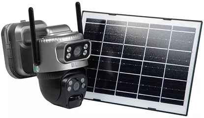 Attēls no Kamera IP Blow Zewntrzna kamera WiFi PTZ 4MP H-384 DualLens + panel soneczny
