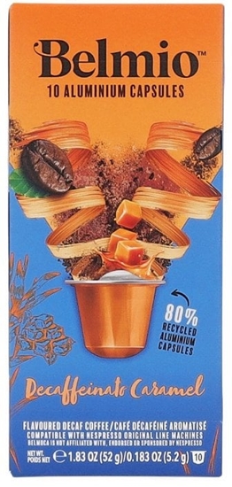 Изображение Kapsuki do Nespresso Belmio Decaffeinato Caramel 10 sztuk