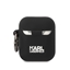 Picture of Karl Lagerfeld 3D Logo NFT Choupette Head Silicone Case for AirPods 1/2 / Black