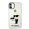 Picture of Karl Lagerfeld IML Glitter Karl and Choupette NFT Case for iPhone 11 / Transparent