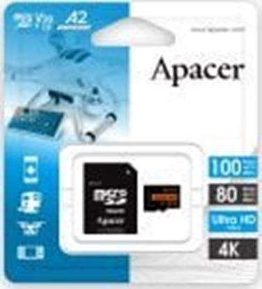 Изображение Karta Apacer R100 MicroSDXC 64 GB Class 10 UHS-I/U3 V30 (AP64GMCSX10U8-R)