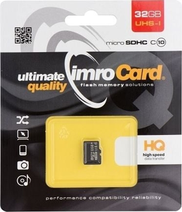 Изображение Karta Imro MicroSDHC 32 GB Class 10 UHS-I/U1  (10/32G UHS-I)
