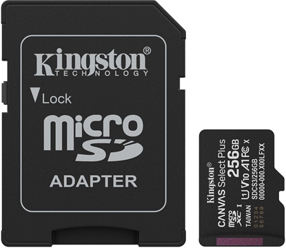 Изображение Karta Kingston Canvas Select Plus MicroSDXC 256 GB UHS-I/U1 A1 V10 (SDCS3/256GB)