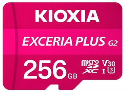 Picture of Karta Kioxia Exceria Plus G2 MicroSDXC 256 GB Class 10 UHS-I/U3 A1 V30 (LMPL2M256GG2)