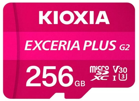 Picture of Karta Kioxia Exceria Plus G2 MicroSDXC 256 GB Class 10 UHS-I/U3 A1 V30 (LMPL2M256GG2)