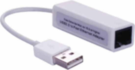 Picture of Karta sieciowa MicroConnect USB - RJ-45 Biay (USBETHW)