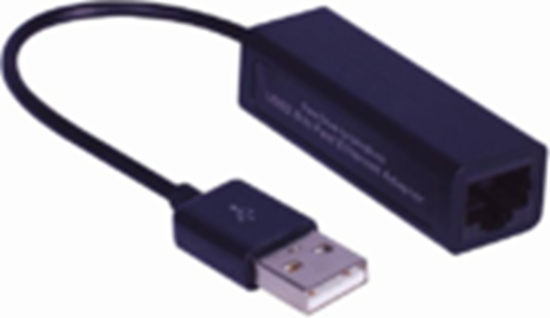 Picture of Karta sieciowa MicroConnect USB - RJ-45 Czarny (USBETHB)