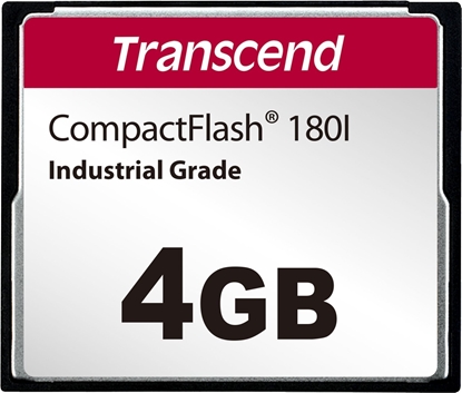 Picture of MEMORY COMPACT FLASH 4GB/TS4GCF180I TRANSCEND
