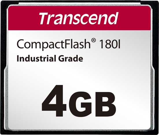 Picture of MEMORY COMPACT FLASH 4GB/TS4GCF180I TRANSCEND