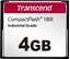 Изображение MEMORY COMPACT FLASH 4GB/TS4GCF180I TRANSCEND